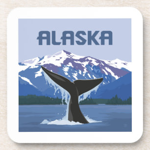 Alaska   Whale Tale Coaster