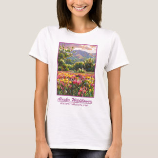 Alaska Wildflowers Tee Shirt - Shooting Stars