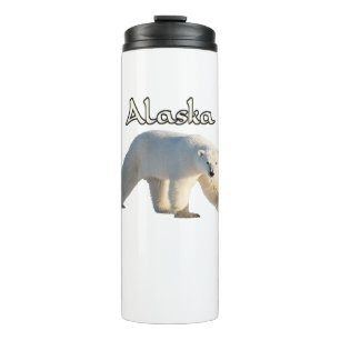 Alaska Wildlife Polar Bear Thermol Tumbler