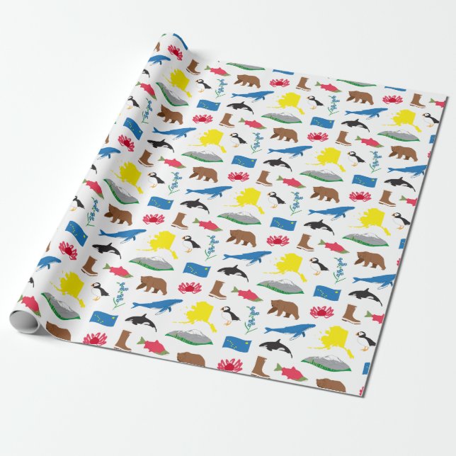 Alaska Wrapping Paper (Unrolled)