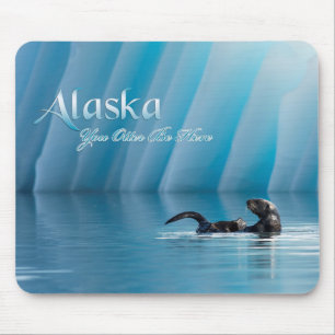 Alaska-You Otter Be Here Mouse Pad