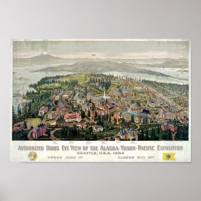 Alaska-Yukon-Pacific Exposition 1909 Poster (Front)