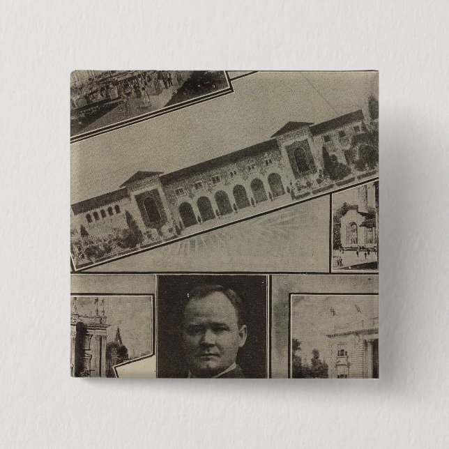 Alaska-Yukon Pacific Exposition, Seattle, 1909 15 Cm Square Badge (Front)