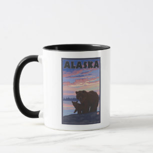 AlaskaBear and Cub Mug