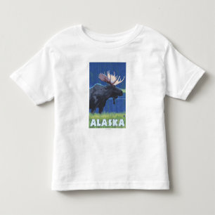 AlaskaMoonlight Moose Toddler T-Shirt