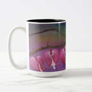 Alaskan Bleeding Hearts two-tone 15oz mug