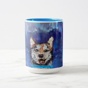 Alaskan Borealis Pup 15 oz Mug