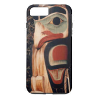 Alaskan Carved Totem Pole Designed