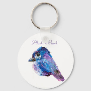 Alaskan Chick Keychain