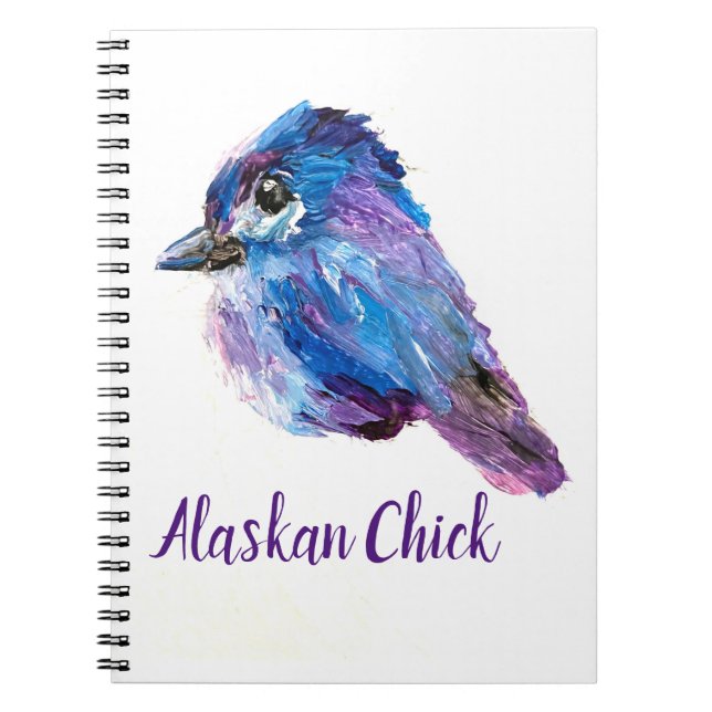 Alaskan Chick Spiral notebook (Front)