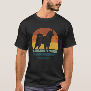 Alaskan Clover Kai Vintage Retro Dog Mom Dad Gift  T-Shirt