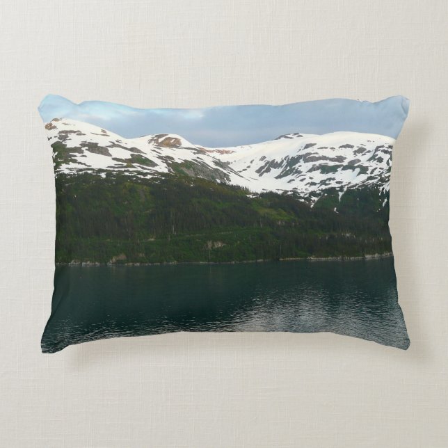 Alaskan Coast at Dusk Decorative Cushion (Front)