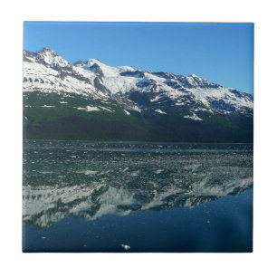 Alaskan Coastline Beautiful Nature Photography Ceramic Tile