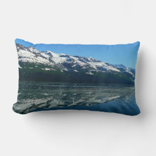Alaskan Coastline Beautiful Nature Photography Lumbar Cushion