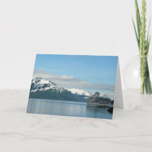 Alaskan Cruise Vacation Travel Photography Card