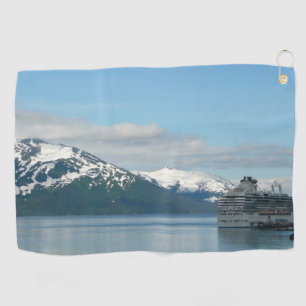 Alaskan Cruise Vacation Travel Photography Golf Towel