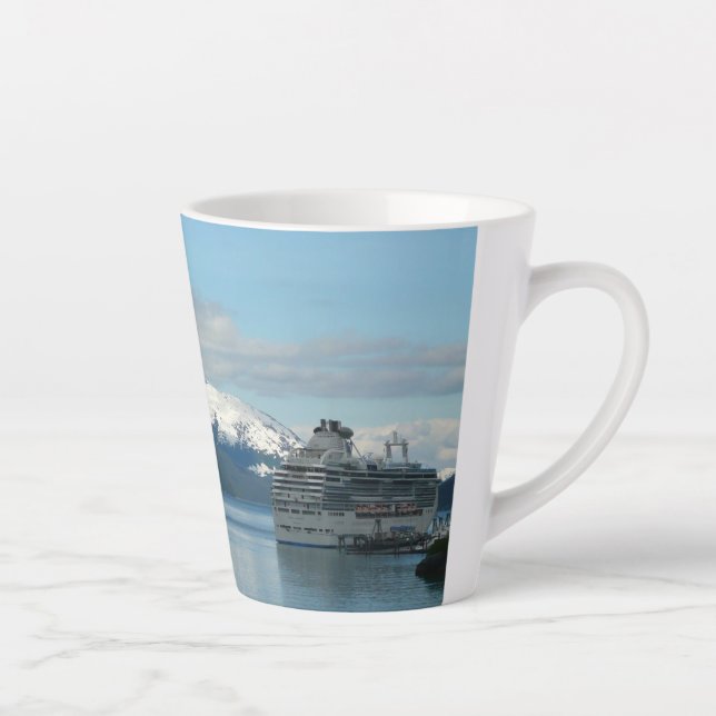 Alaskan Cruise Vacation Travel Photography Latte Mug (Right)