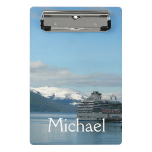 Alaskan Cruise Vacation Travel Photography Mini Clipboard