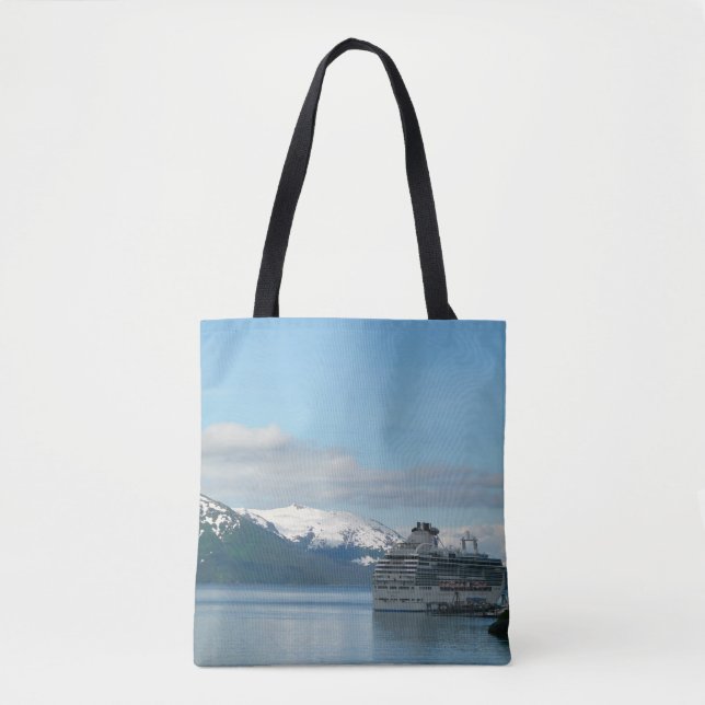 Alaskan Cruise Vacation Travel Photography Tote Bag (Front)