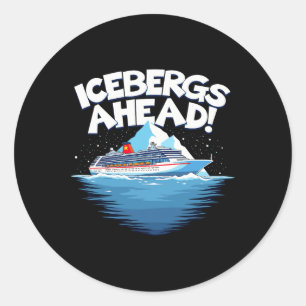 Alaskan Cruises Glacier Adventure Scenic Travel So Classic Round Sticker