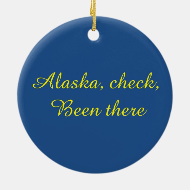 Alaskan eagle ornament (Back)