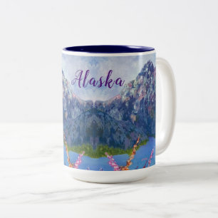 Alaskan Fireweed Mountain 15oz Coffee Mug