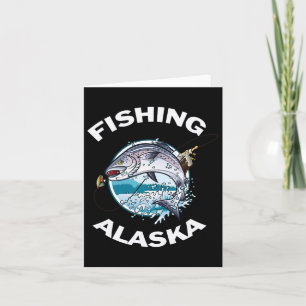 Alaskan Fish Alaska's Wild Salmon Souvenir Fishing Card