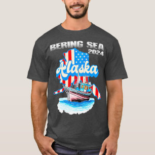 Alaskan Fishing Boater Alaska Fish Bering Sea Fish T-Shirt
