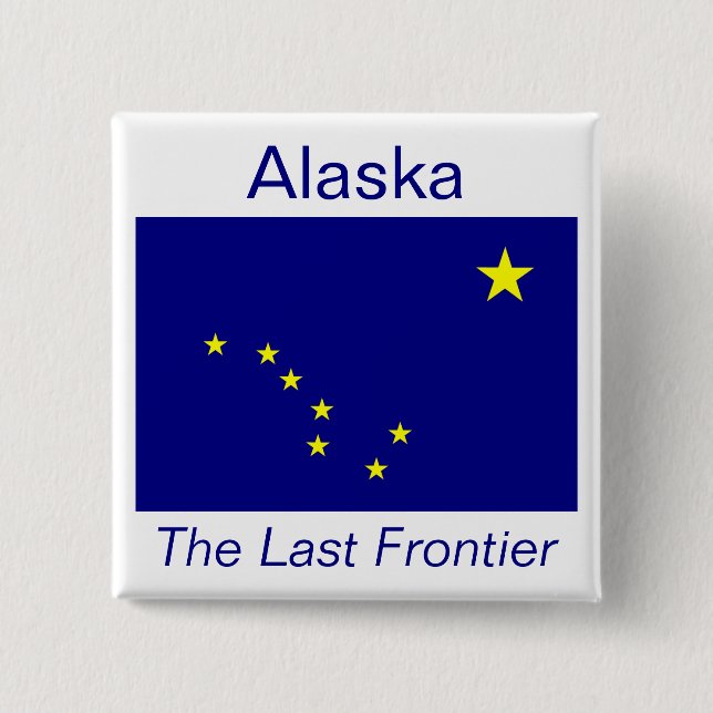 Alaskan Flag Button (Front)