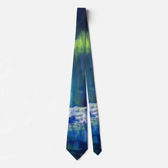Alaskan Glacial Reflections neck tie (Front)