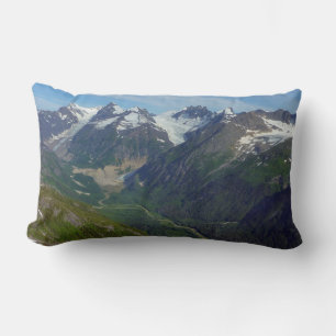 Alaskan Glacier-Carved Valley Lumbar Cushion