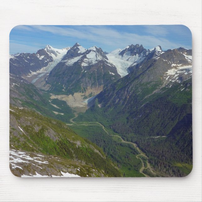 Alaskan Glacier-Carved Valley Mouse Pad (Front)