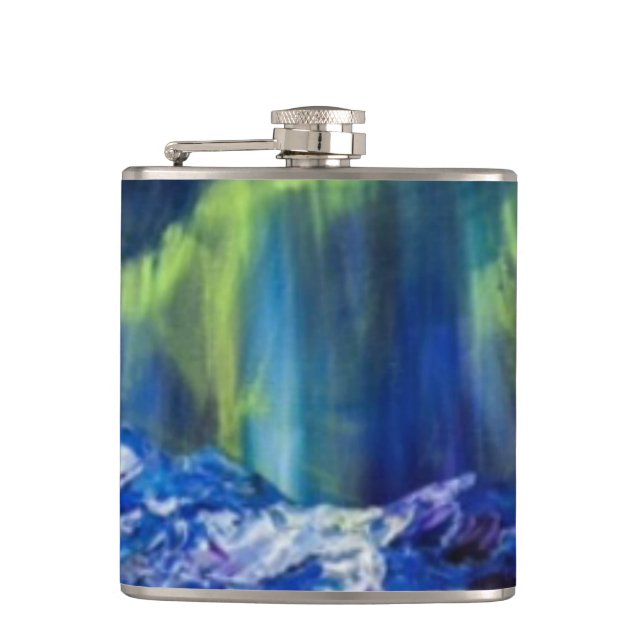 Alaskan Glacier Reflections Flask (Front)