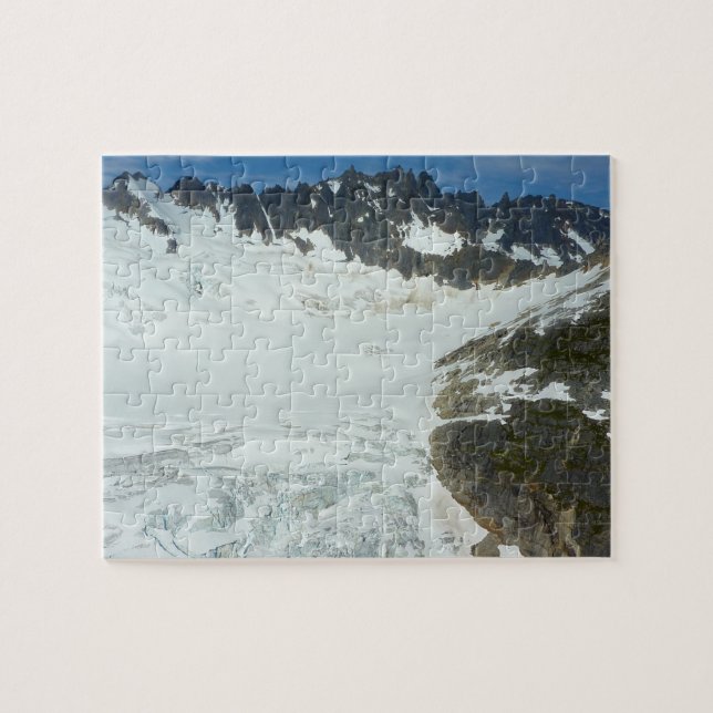 Alaskan Glacier Scenic Travel Landscape Jigsaw Puzzle (Horizontal)