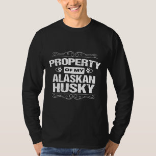 Alaskan Husky Dog Property Of My Alaskan Husky T-Shirt