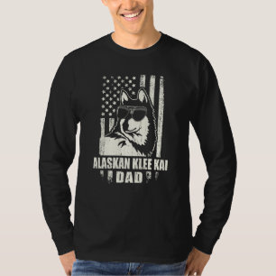 Alaskan Klee Kai Dad Cool Vintage Retro Proud Amer T-Shirt
