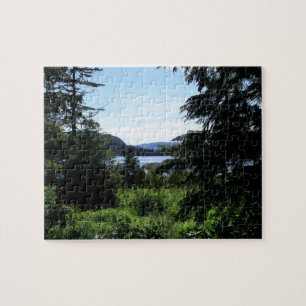 Alaskan Landscape Beautiful Alaska Photography Jigsaw Puzzle