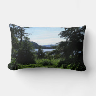 Alaskan Landscape Beautiful Alaska Photography Lumbar Cushion