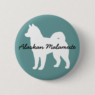 Alaskan Malamute 6 Cm Round Badge