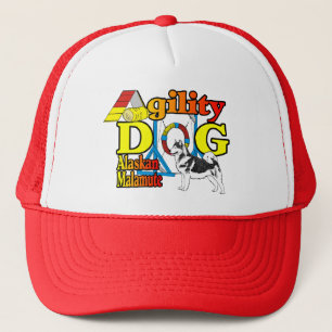 Alaskan Malamute Agility Gifts Trucker Hat