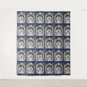 Alaskan Malamute Angel Tapestry
