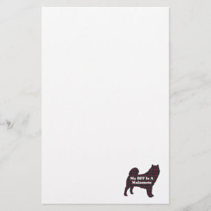 Alaskan Malamute BFF Stationery