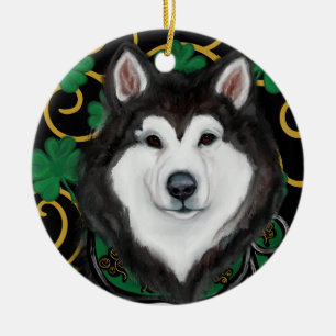 Alaskan Malamute                 Ceramic Ornament