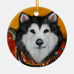 Alaskan Malamute                       Ceramic Ornament