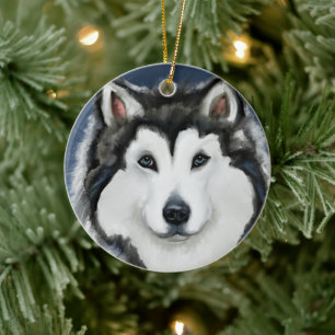 Alaskan Malamute        Ceramic Ornament