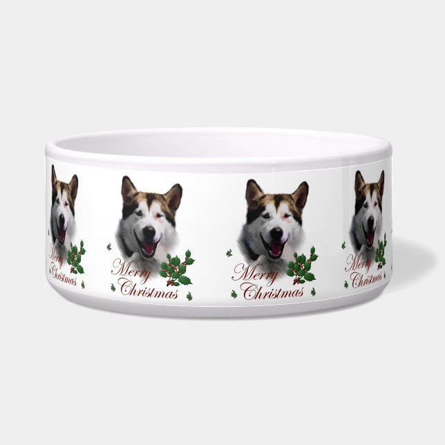 Alaskan Malamute Christmas   (Front)