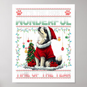 Alaskan Malamute Christmas Tree Decorations Dog Lo