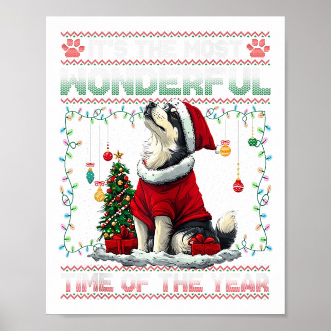 Alaskan Malamute Christmas Tree Decorations Dog Lo (Front)