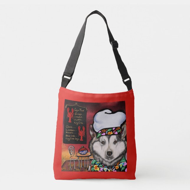 Alaskan Malamute               Crossbody Bag (Front)