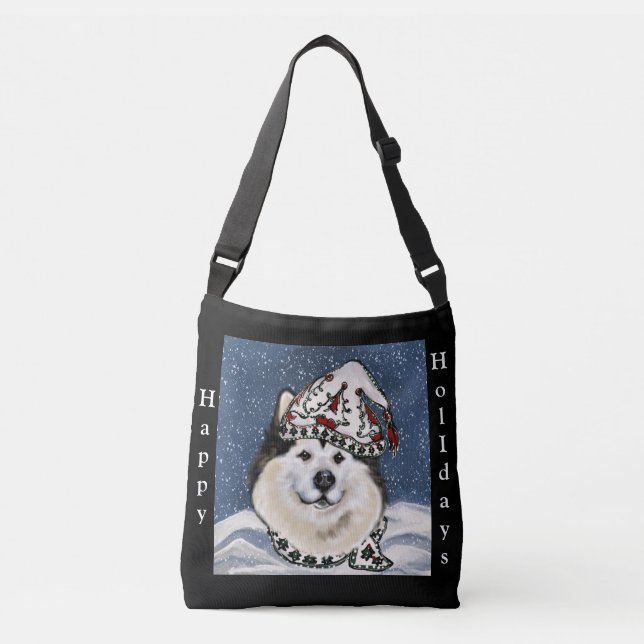 Alaskan Malamute    Crossbody Bag (Front)